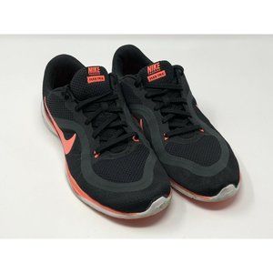 Nike‎ Flex Trainer TR 6 Womens Sz 9  Black Pink Running Training Athletic Shoes